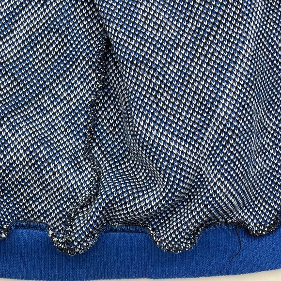 Blue Patterned Women's Cardigan - Picture 8 of 12